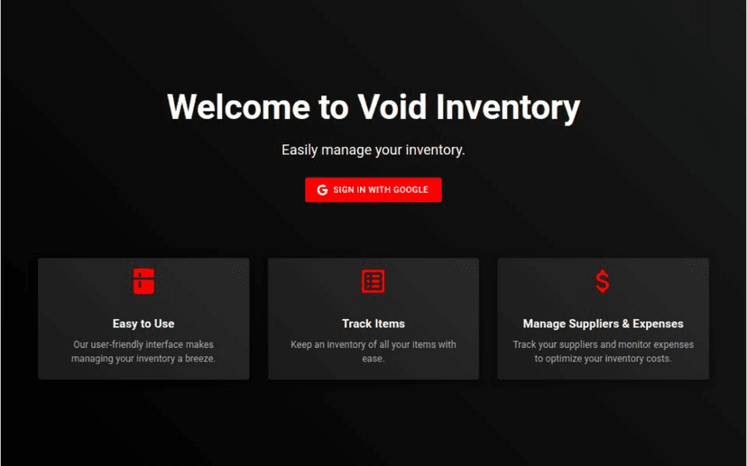 Inventory Management System